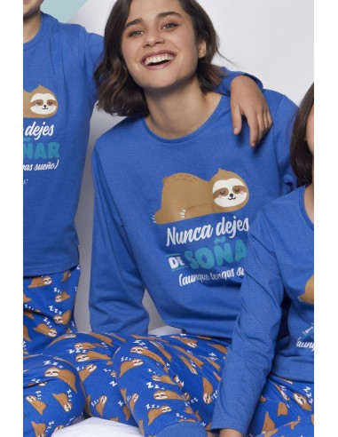 ▷ PIJAMA MR WONDERFUL PREMIUM MANGA LARGA NUNCA DEJES DE SOÑAR PARA MUJER - S