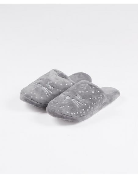 ADMAS Zapatillas De Estar Por Casa Gatito para Mujer - Imagen 4