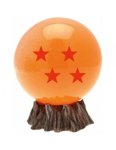 Plastoy, Hucha Pvc Bola De Dragon 4 Estrellas Mini 10cm De Dragon Ball - Imagen 1