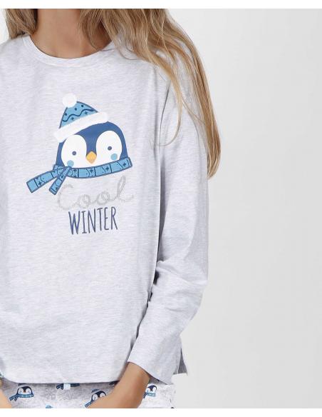 ADMAS Pijama Manga Larga Cool Winter para Mujer - Imagen 6
