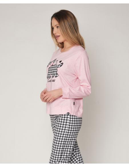 ADMAS Pijama Manga Larga Sweet Lou Lou para Mujer - Imagen 2