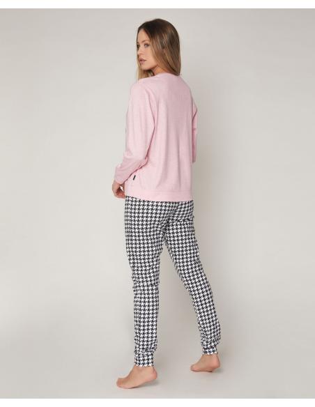 ADMAS Pijama Manga Larga Sweet Lou Lou para Mujer - Imagen 3