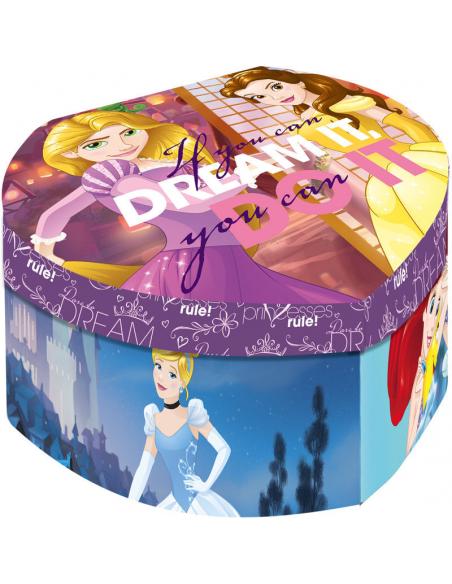 Joyero corazon con espejo de Princesas - Imagen 1