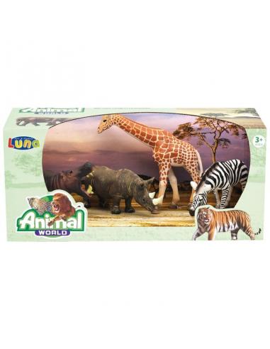 Pack 4 figuras animales jungla - Imagen 1