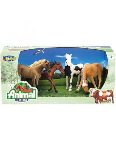 Pack 4 figuras caballos - Imagen 1
