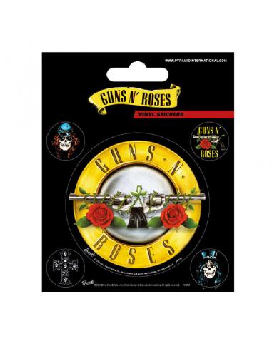 Pyramid International, Juego de pegatinas Guns N Roses Logo Bullet - Imagen 1