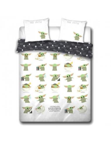 Funda nórdica algodón 240x220cm para cama de 150cm de Star Wars The Mandalorian - Imagen 1