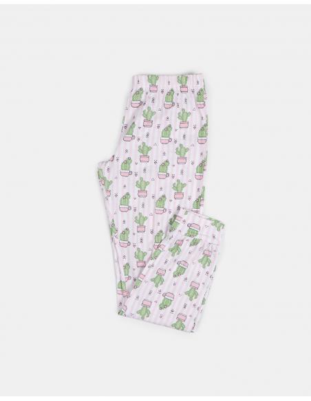 ADMAS Pijama Manga Larga Cute Cactuses para Niña - Imagen 3