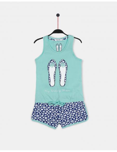 ADMAS Pijama Tirantes My Spring Shoes para Niña - Imagen 1