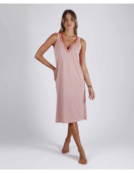 ADMAS Camisola Tirantes Orange Missoni para Mujer - Imagen 1