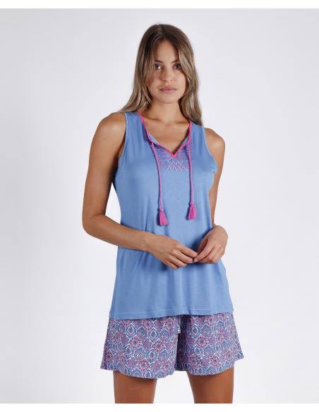 ADMAS Pijama Tirantes Tribal Spirit para Mujer - Imagen 1