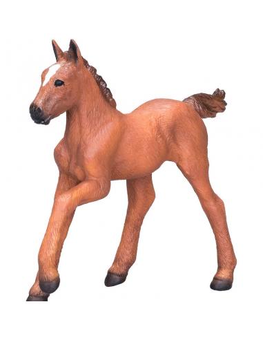 Figura Mojo Potro castaño árabe 9cm &#39;serie granja y caballos Medium&#39; - Imagen 1