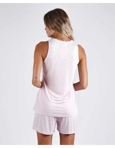 ADMAS CLASSIC Pijama Sin Mangas Soft Secret para Mujer - Imagen 2