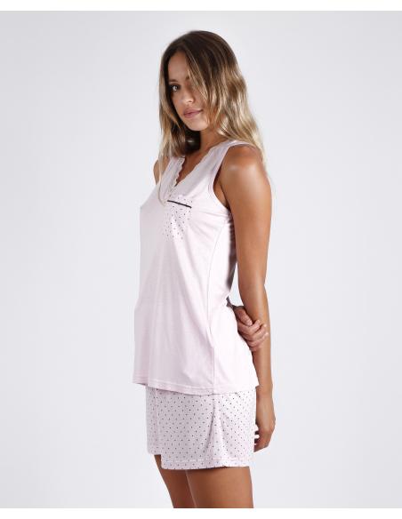 ADMAS CLASSIC Pijama Sin Mangas Soft Secret para Mujer - Imagen 3