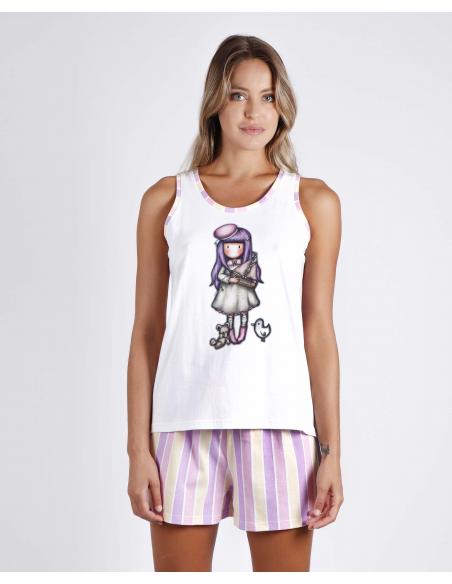 SANTORO GORJUSS Pijama Tirantes Little Boat para Mujer - Imagen 1