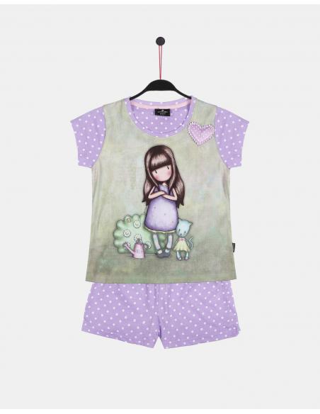 SANTORO GORJUSS Pijama Manga Corta Garden Grow para Niña - Imagen 1