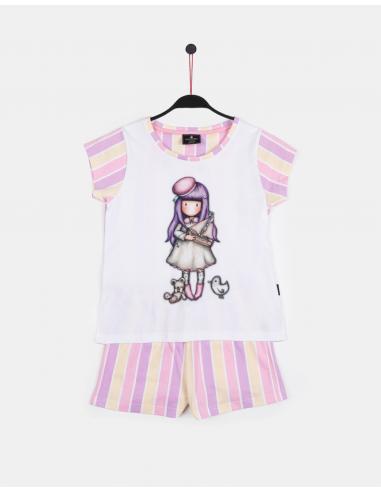 SANTORO GORJUSS Pijama Manga Corta Little Boat para Niña - Imagen 1