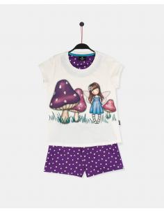 SANTORO GORJUSS Pijama Manga Corta Faerie Folk para Niña - Imagen 1