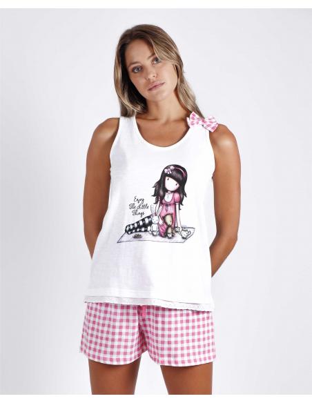SANTORO GORJUSS Pijama Tirantes Little Things para Mujer - Imagen 1