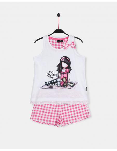 SANTORO GORJUSS Pijama Tirantes Little Things para Niña - Imagen 1