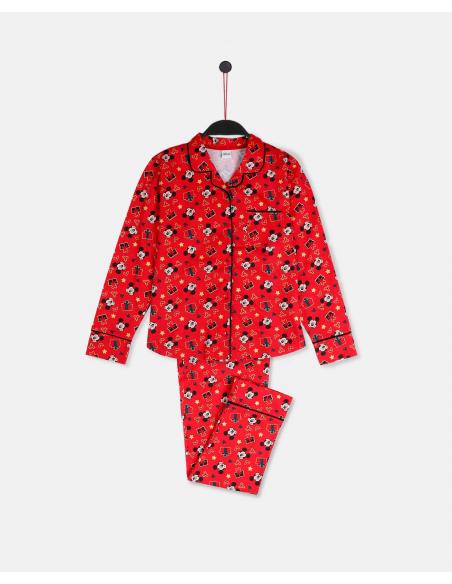 DISNEY Pijama Manga Larga Abierto Mickey Christmas para Niño - Imagen 1