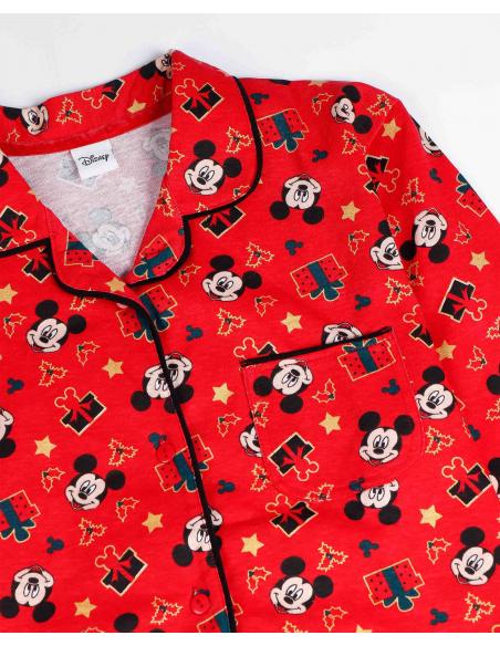 DISNEY Pijama Manga Larga Abierto Mickey Christmas para Niño - Imagen 3