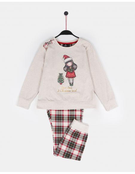 SANTORO GORJUSS Pijama Manga Larga Chritsmas Wish para Niña - Imagen 1