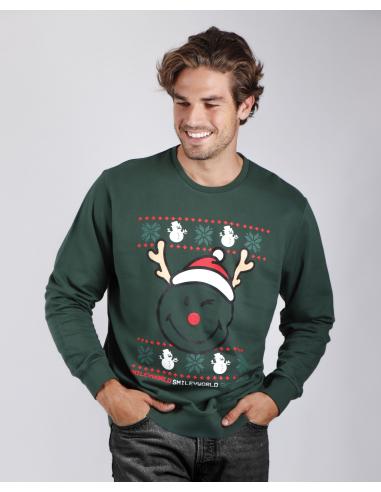 Smiley Sudadera Manga Larga Merry para Hombre - Imagen 1