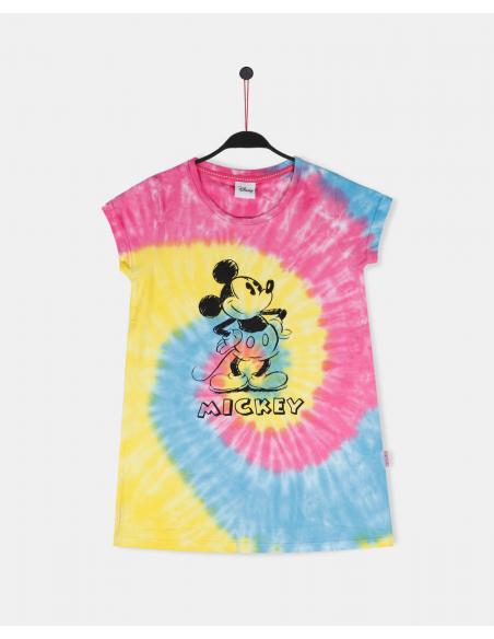 DISNEY Camisola Manga Corta Mickey Rainbow para Niña - Imagen 1