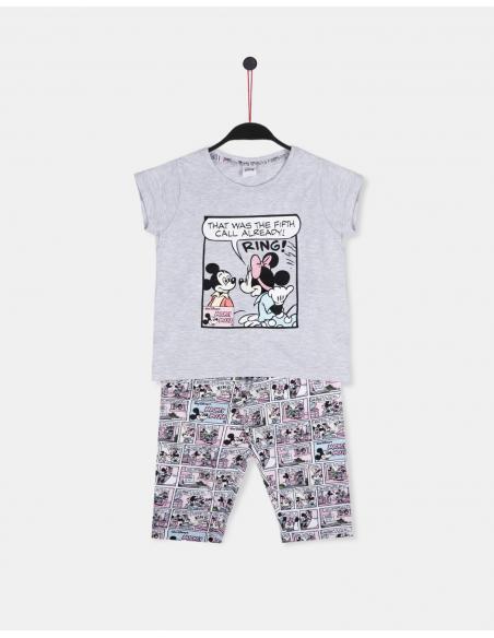 DISNEY Pijama Manga Corta Mickey Comic para Niña - Imagen 1