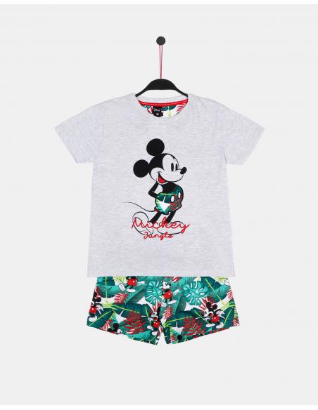 DISNEY Pijama Manga Corta Mickey Jungle para Niño - Imagen 1