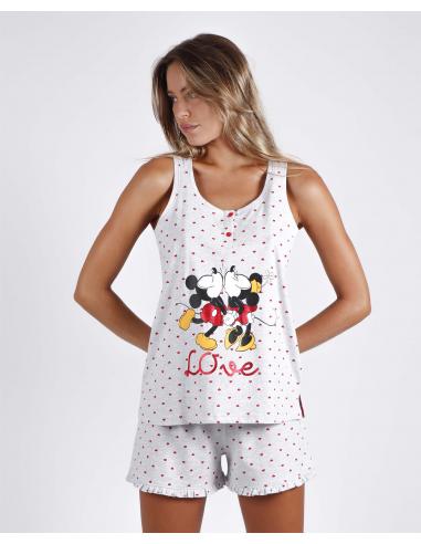 Pijama mujer tirantes Mickey Mouse