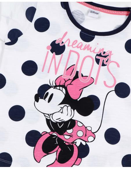 DISNEY Pijama Manga Corta Minnie Dots para Niña - Imagen 2