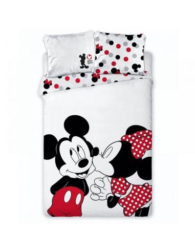Aymax, Funda nórdica para cama de 90cm de Mickey & Minnie Mouse - Imagen 1