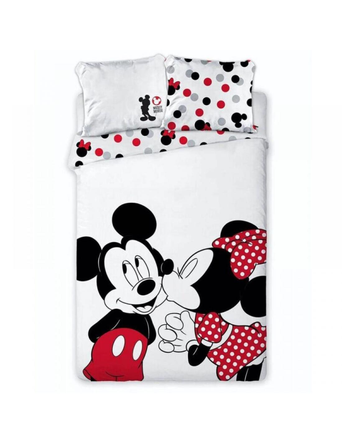 Funda Nordica Love Mickey And Minnie Disney Algodon Cama 135 - Librería  Atlántica
