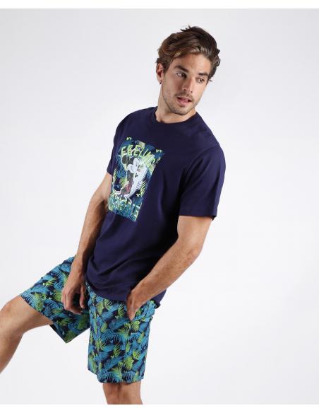 DISNEY Pijama Manga Corta Feeling Awesome para Hombre - Imagen 3