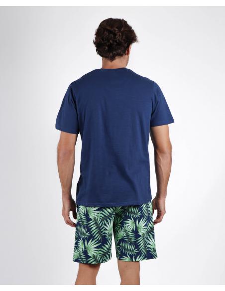 ADMAS Pijama Manga Corta Tropical para Hombre - Imagen 3
