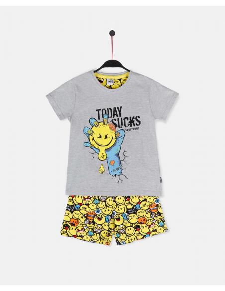 SMILEY Pijama Manga Corta Today para Niño - Imagen 1