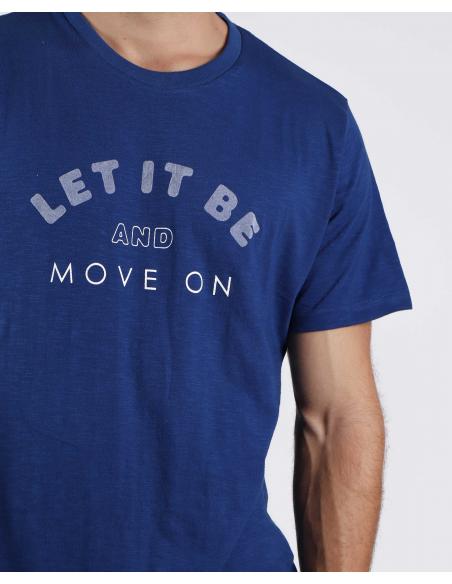 STAY AT HOME Pijama Manga Corta Let It Be para Hombre - Imagen 2