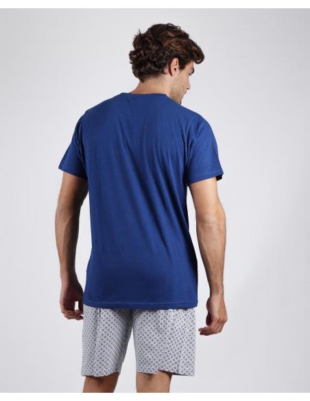 STAY AT HOME Pijama Manga Corta Let It Be para Hombre - Imagen 3