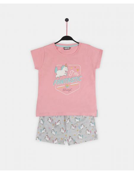 MR WONDERFUL Pijama Manga Corta I´m Fantastic para Niña - Imagen 1