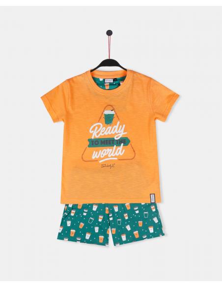 MR WONDERFUL Pijama Manga Corta Ready para Niño - Imagen 1