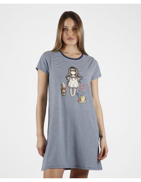 SANTORO GORJUSS Camisola Manga Corta Hello Summer para Mujer - Imagen 1