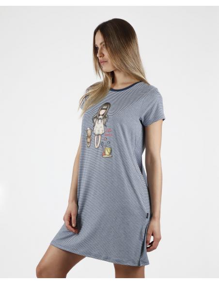 SANTORO GORJUSS Camisola Manga Corta Hello Summer para Mujer - Imagen 2