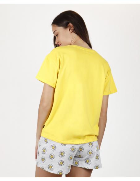 SMILEY Pijama Manga Corta Happy Thoughts para Mujer - Imagen 3