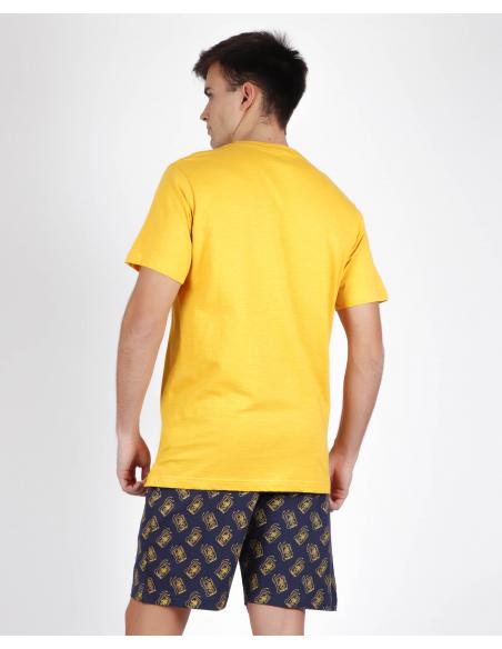 ADMAS Pijama Manga Corta Music On para Hombre - Imagen 2