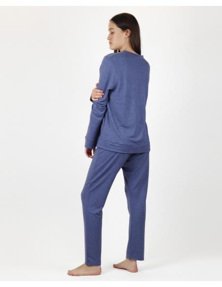 ADMAS HOME Pijama Manga Larga Make it Happen para Mujer - Imagen 6