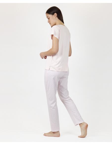 ADMAS CLASSIC Pijama Manga Corta Ceramic Style para Mujer - Imagen 2