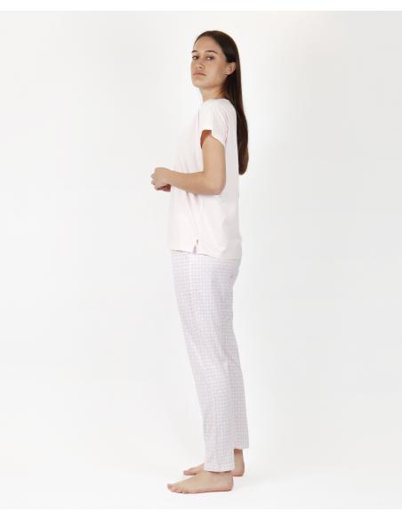 ADMAS CLASSIC Pijama Manga Corta Ceramic Style para Mujer - Imagen 3