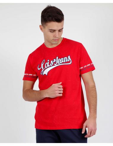 LOIS Camiseta Manga Corta Italic para Hombre - Imagen 1